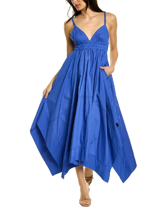 A.L.C. Rosie Midi Dress Cozy Spaghetti Strap Midi Dress