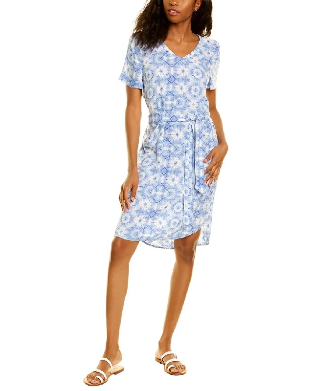 Beachlunchlounge Mayla Midi Dress Comfortable Geometric Print Midi Dress