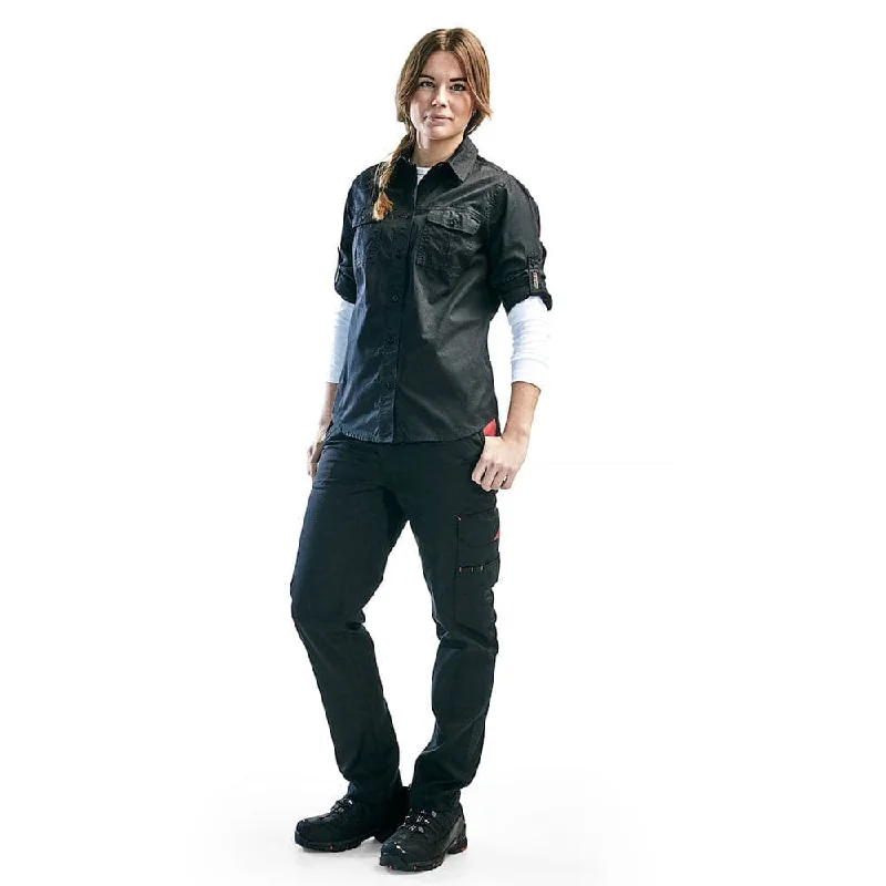 Blaklader 3208 Women's Twill Work Shirt Stylish Printed Short Shirt