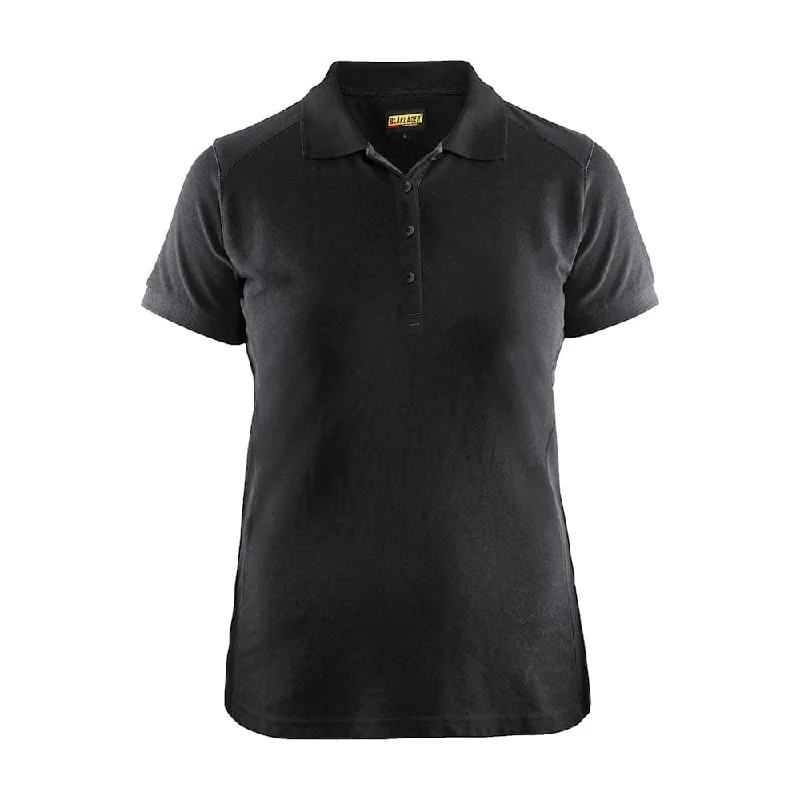 Blaklader 3390 Women's Polo Shirt Black Relaxed Fit Short Blouse