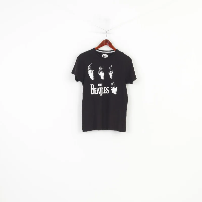 Cedar Wood State Women S Shirt Black Cotton The Beatles Music Graphic Crew Neck Top Classic Denim Short Sleeve Cedar Wood State Women S Shirt Black Cotton The Beatles Music Graphic Crew Neck Top Classic Denim Short Sleeve