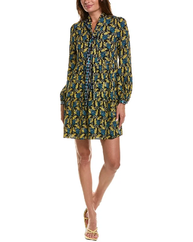 Diane von Furstenberg Romi Mini Dress Trendy Denim Mini Dress