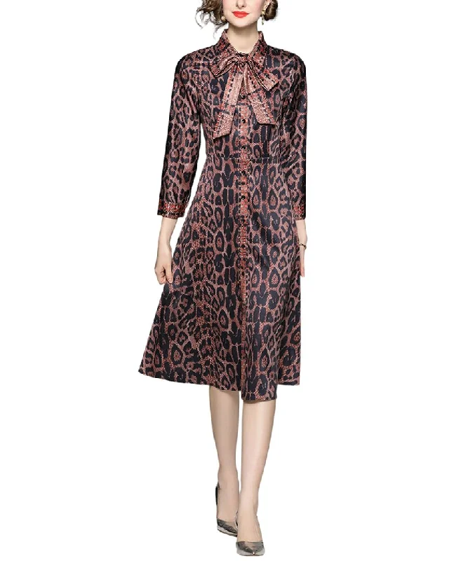 Dza Midi Dress Chic Lace Detail Midi Dress