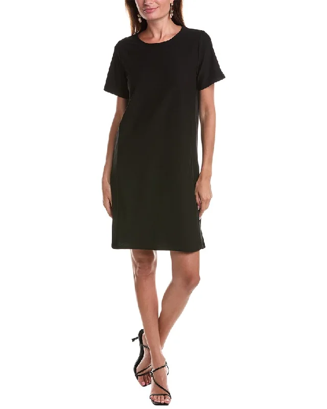 EILEEN FISHER Jewel Neck Mini Dress Stylish Spaghetti Strap Mini Dress