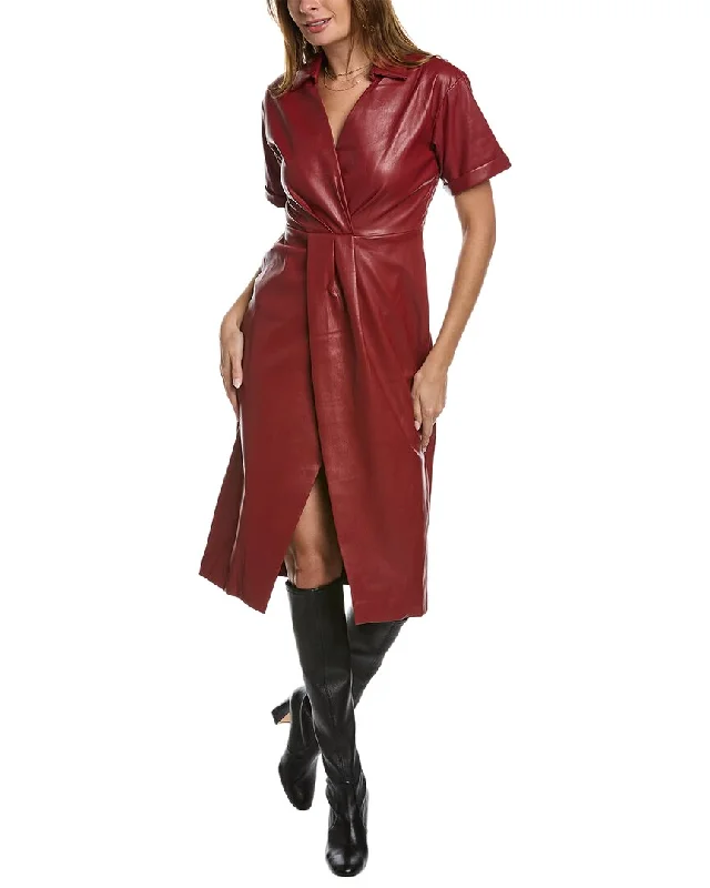 Elie Tahari Midi Dress Elegant Velvet Midi Dress