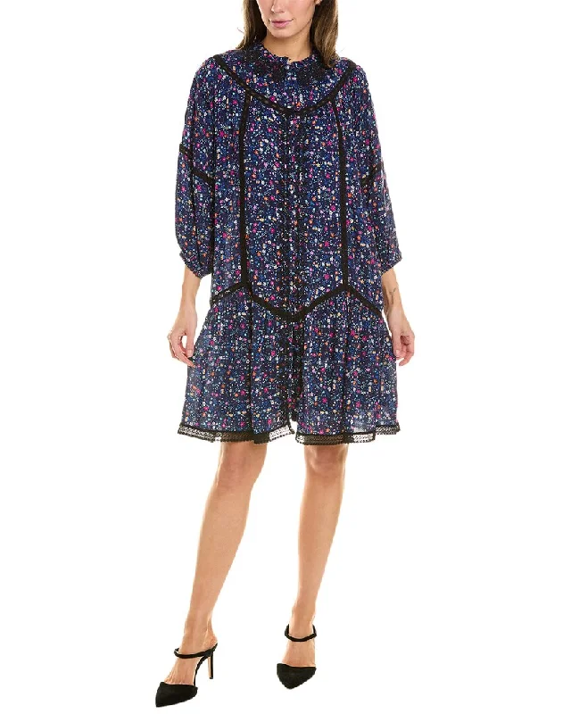 Johnny Was Catalina Mini Dress Casual High-Waist Mini Dress