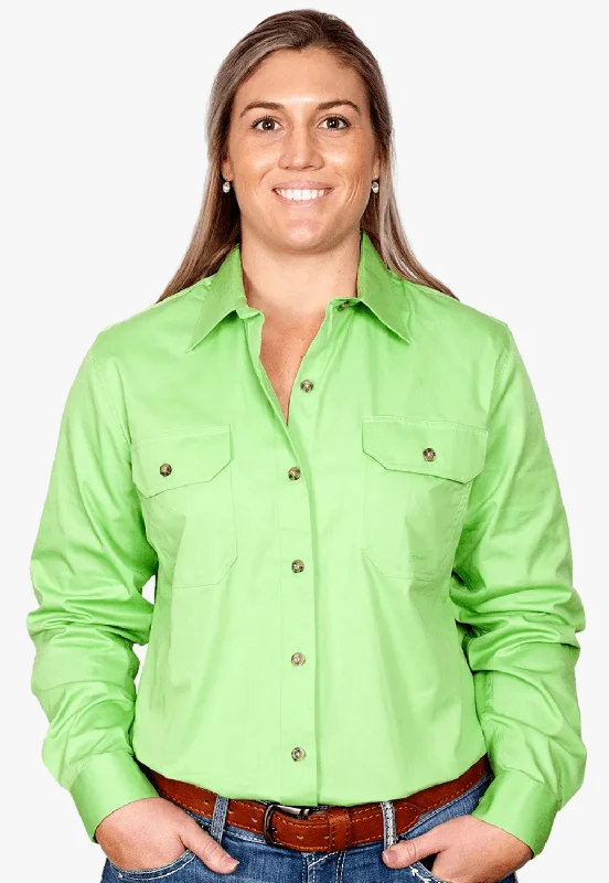 Just Country Womens Brooke Work Shirt JC50502 Soft Flowing Short Shirt