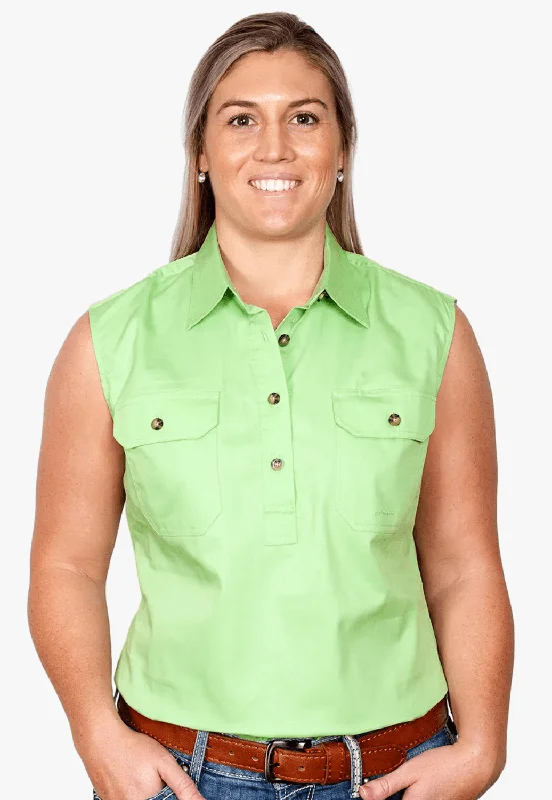 Just Country Womens Kerry Work Shirt JC50503 Soft Cotton Short Shirt