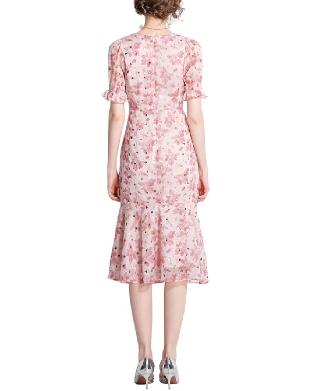 Kaimilan Midi Dress Stylish Animal Print Midi Dress