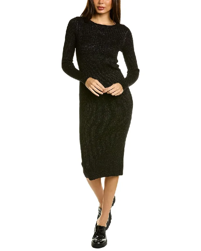 KOURT Alexandra Midi Dress Fashionable Pleated Midi Dress
