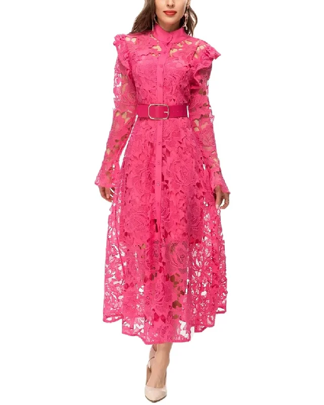 Lanelle Midi Dress Cozy Tie-Dye Midi Dress