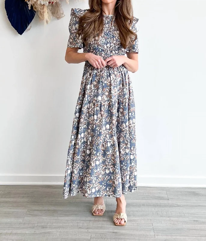 Loire Midi Dress In Multi Elegant Satin Slip Midi Dress