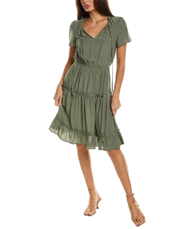 Maison Maar Mini Dress Elegant Floral-Print Mini Dress