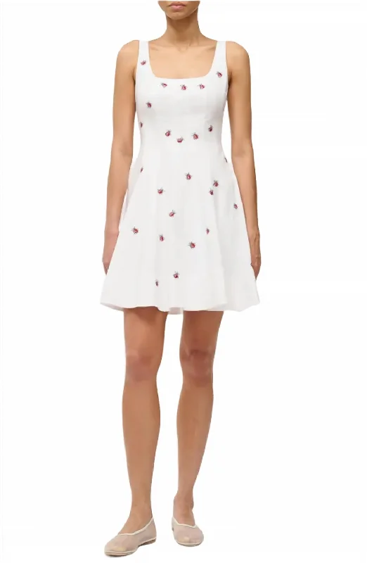 Mini Wells Mini Dress In Ladybugs Cozy A-Line Mini Dress