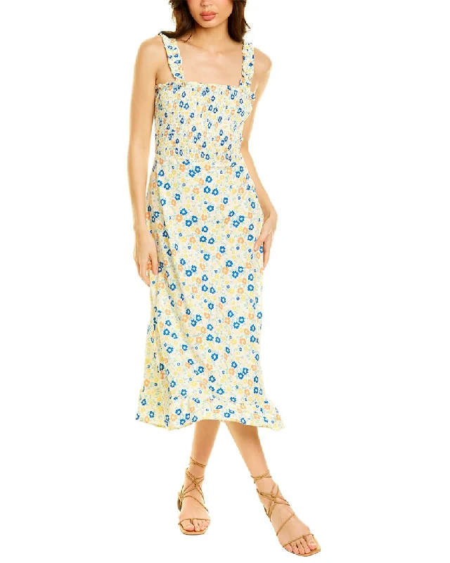 Moonsea Floral Midi Dress Fashionable Wide Leg Midi Dress