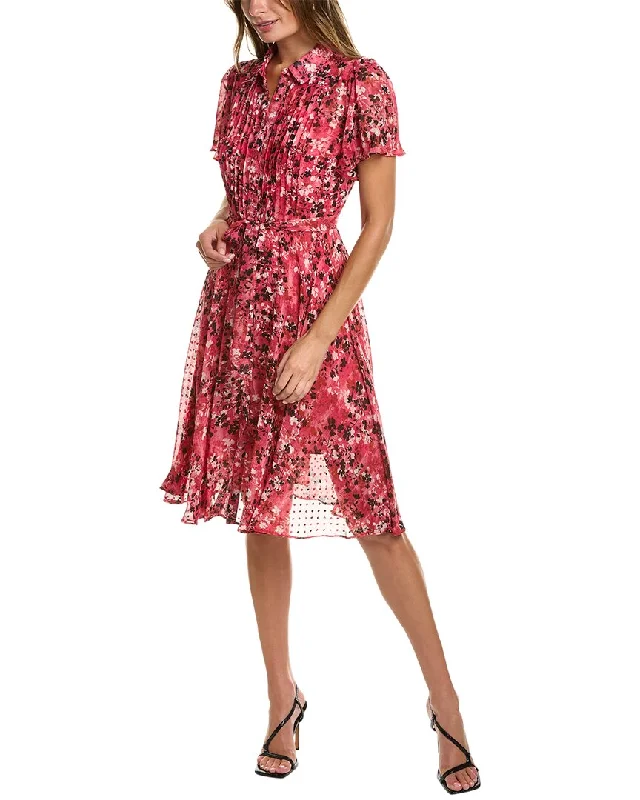 Nanette Nanette Lepore Madeline Midi Dress Trendy Floral Wrap Midi Dress