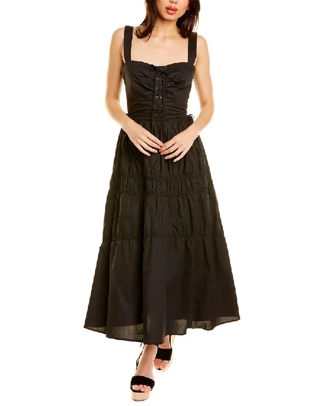 Nicholas Halle Midi Dress Stylish Silk Midi Dress