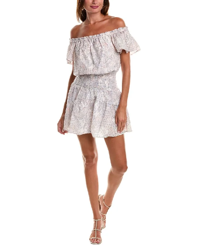 Ramy Brook Lais Mini Dress Trendy Tulle Mini Dress