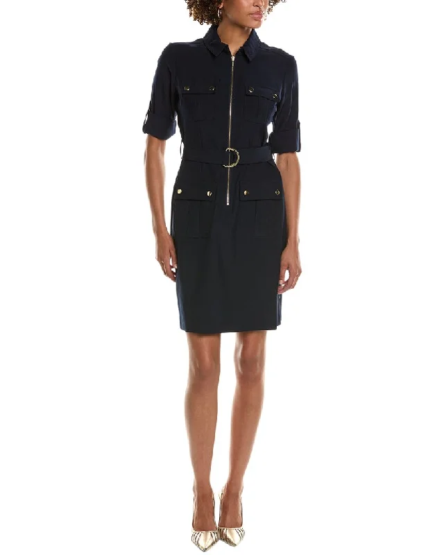 Sharagano Mini Dress Stylish Plaid Mini Dress