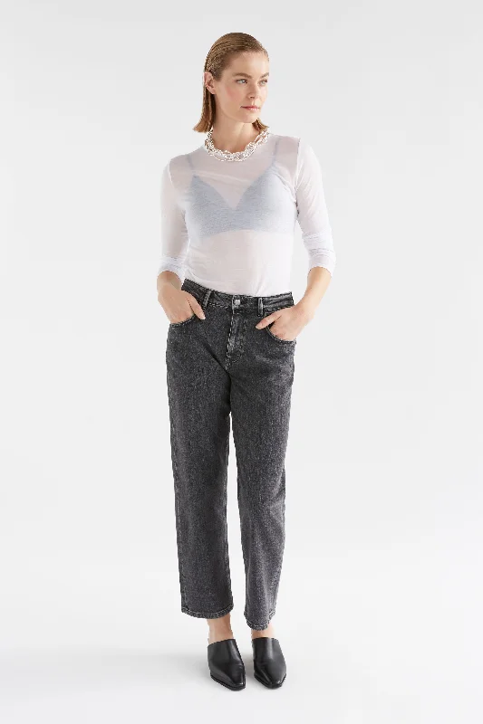 Sheer Long Sleeve Tshirt Classic Basic Short Shirt