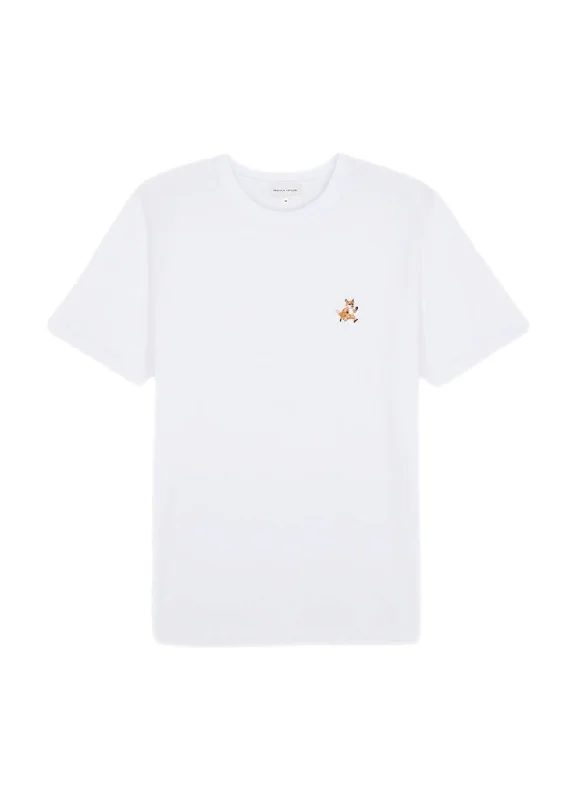 Maison Kitsune Speedy Fox Patch Comfort Tee-Shirt Fashionable Tied Short Sleeve