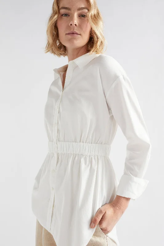 Suora Shirt Elegant Lace-Trimmed Short Shirt