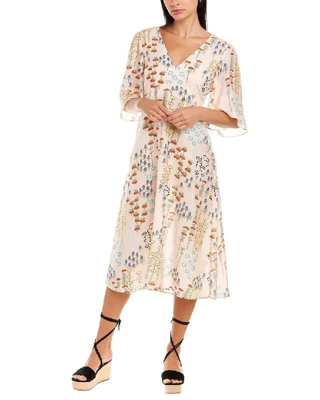 Traffic People Blithe Midi Dress Classic Black Midi Dress