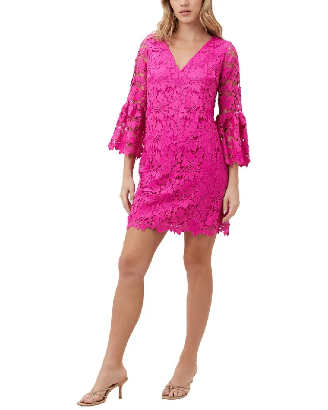 Trina Turk Regular Fit Smolder Mini Dress Comfortable Polka Dot Mini Dress