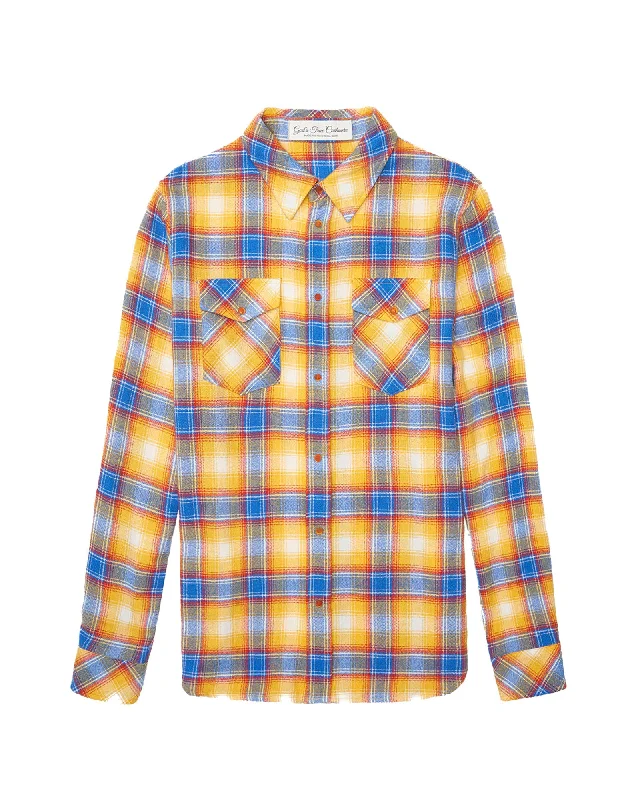 Tartan Shirt Comfortable Summer Short Shirt