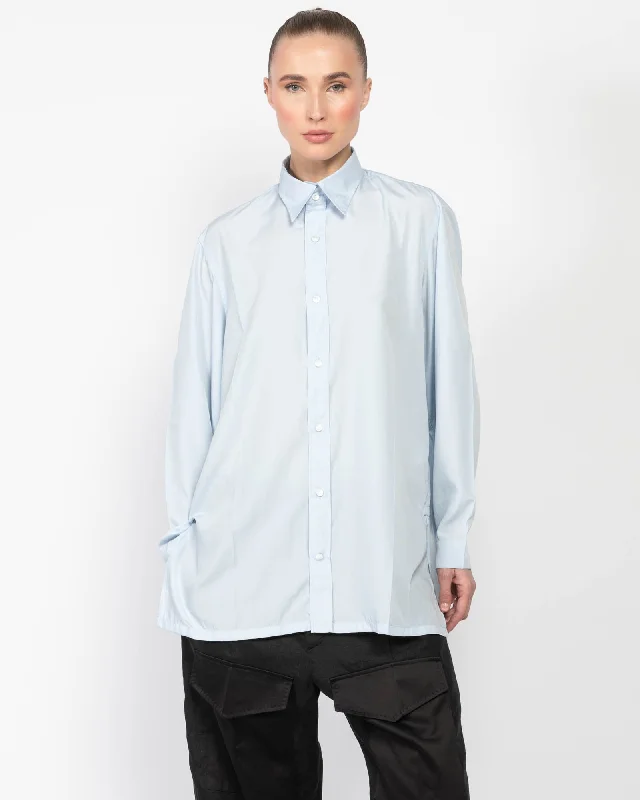 Origami Shirt Elegant High-Low Short Shirt