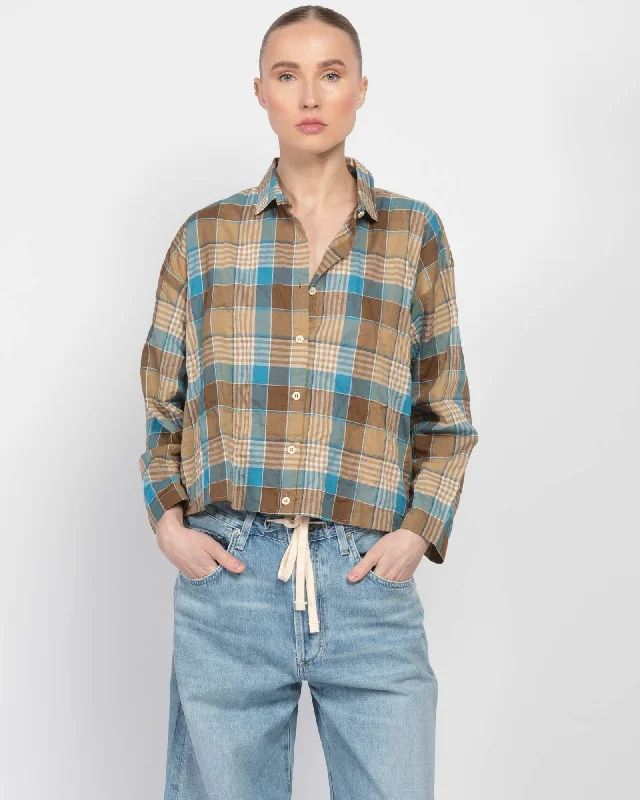 Billie Shirt Trendy Button-Front Short Sleeve
