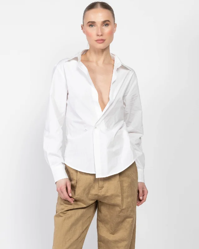 Cross Over Shirt Comfortable Fit Short Shirt