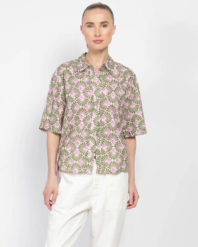 Gracie Shirt Comfortable Pocket Short Shirt