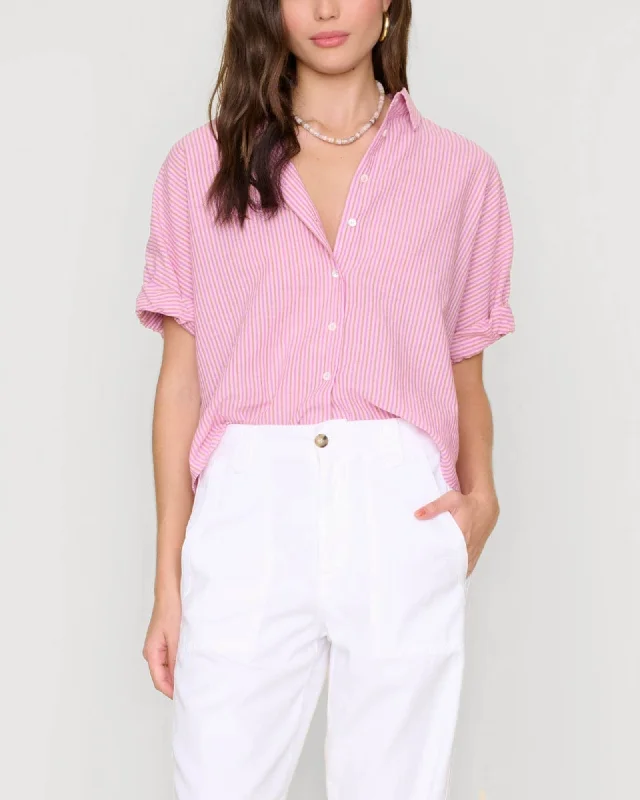 Teddy Shirt Elegant Silk Short Shirt