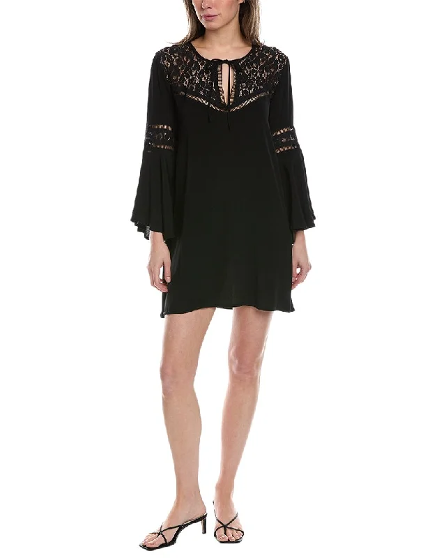 Walker&Wade Julie Mini Dress Comfortable Boho Mini Dress