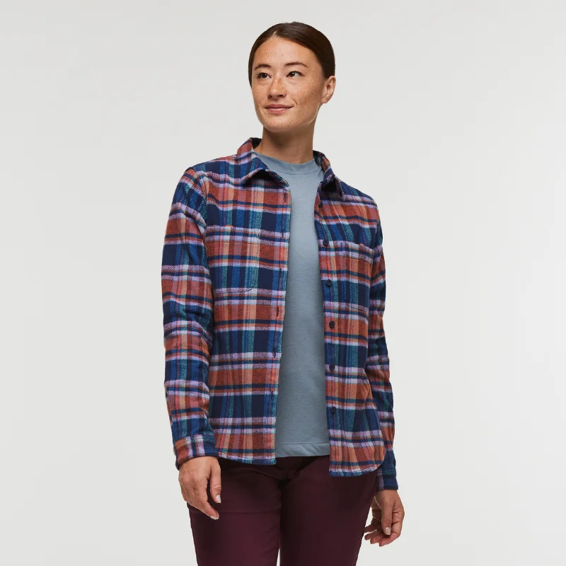 Women's Mero Organic Flannel Shirt Trendy Summer Short Sleeve