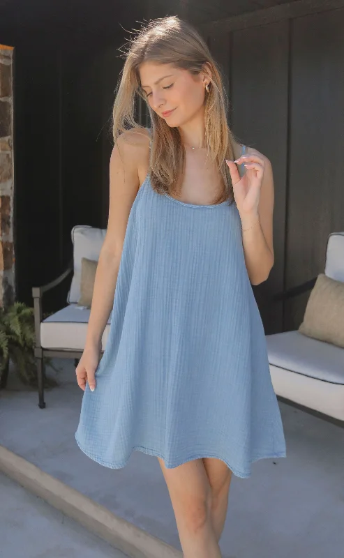 z supply: shana gauze mini dress Trendy Floral Mini Dress