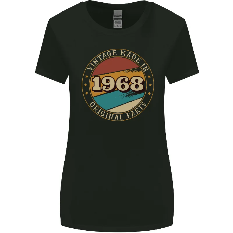 55th Birthday  Vintage Made In 1968 Womens Wider Cut T-Shirt Cozy Warm Stylish