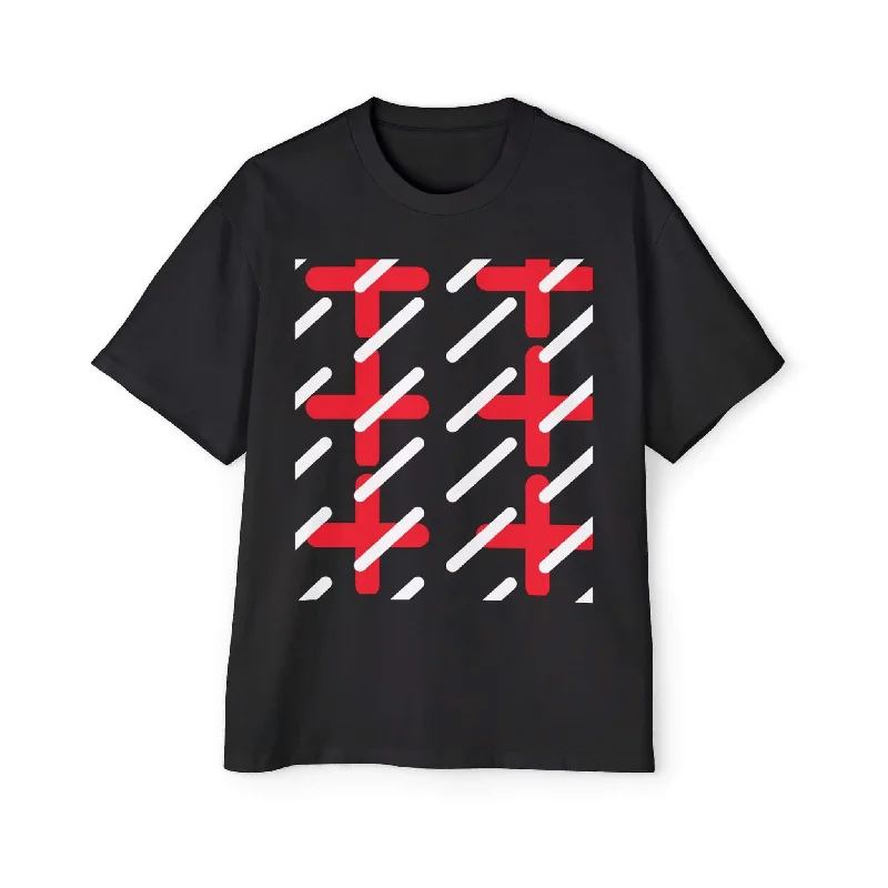 Action speaks Louder Oversized Tee Silk Blend Satin Velvet