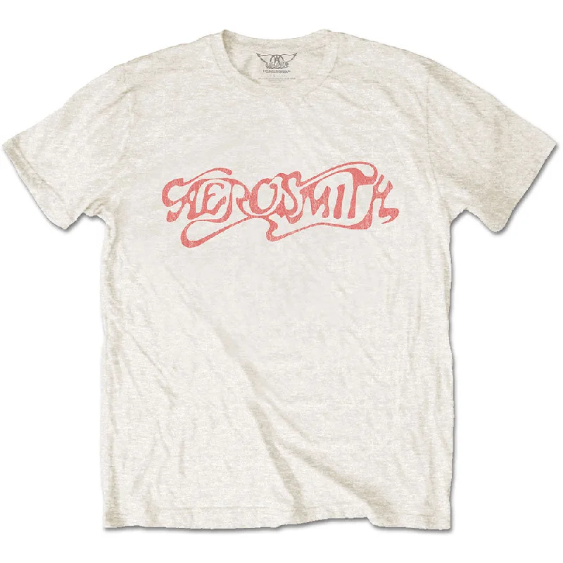 Aerosmith | Official Band T-Shirt | Classic Logo Modern Contemporary Chic