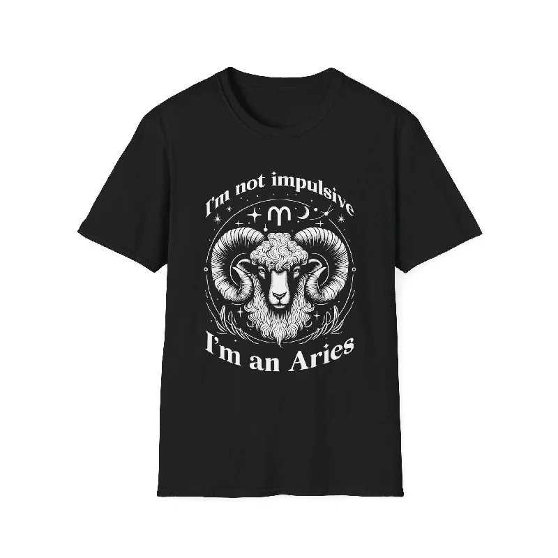 Aries Horoscope T-shirt Nylon Fabric Polyester Fabric Spandex Fabric