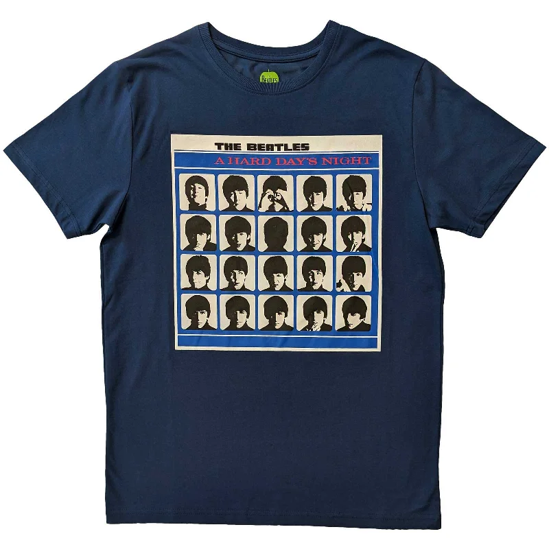 The Beatles | Official Band T-Shirt | A Hard Day's Night Album Cover. Cashmere Blend Cotton Blend Poly Blend