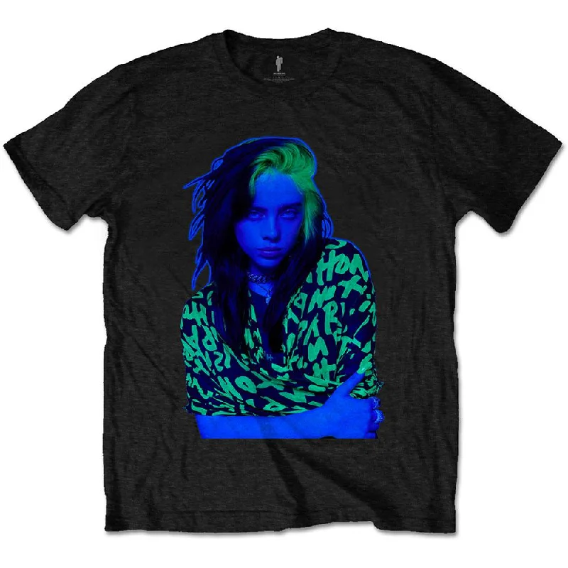 Billie Eilish T-Shirt: Press Photo Fashionable Trendy Casual