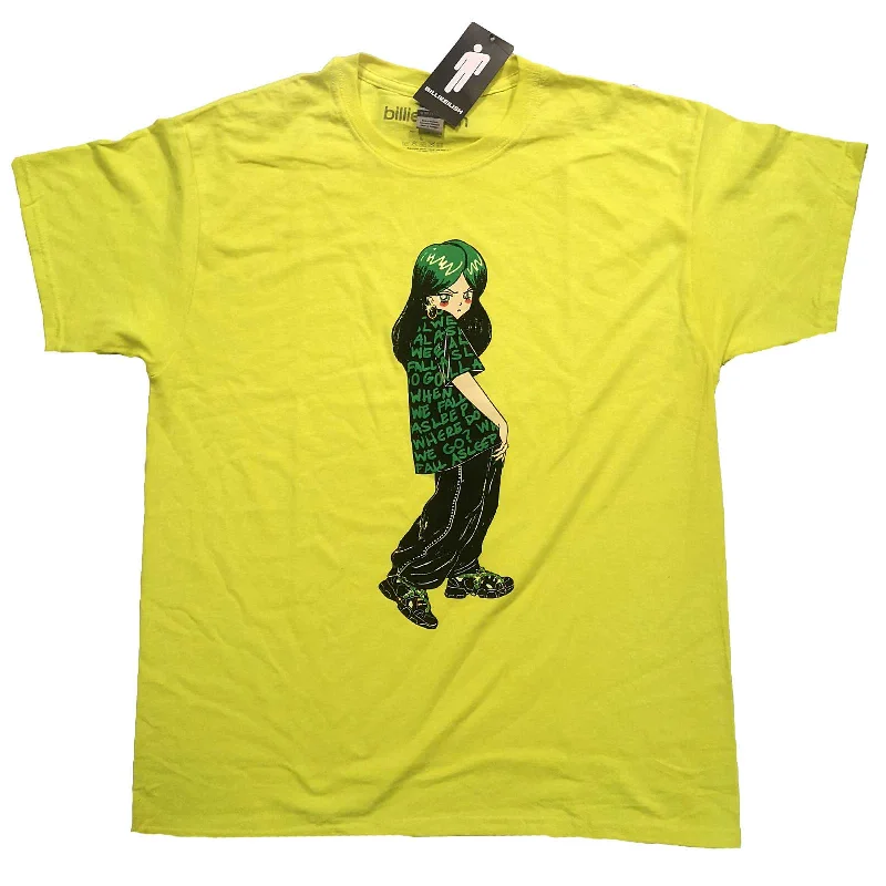 Billie Eilish | Official Band T-Shirt | Anime Billie Casual Formal Business