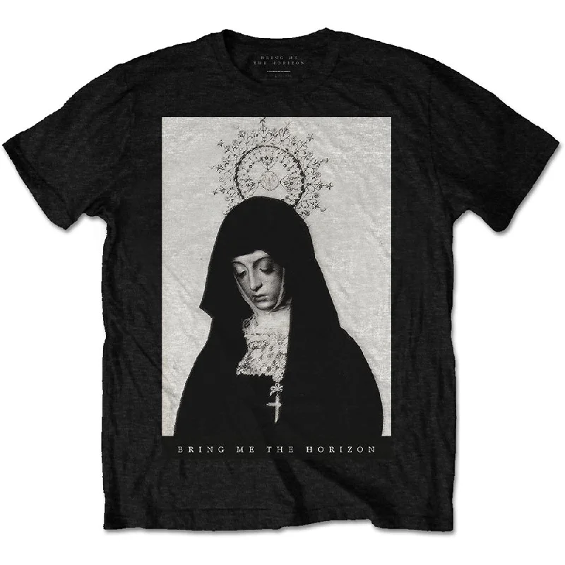 Bring Me The Horizon | Official Band T-Shirt | Nun Boxy Fit Fitted Loose