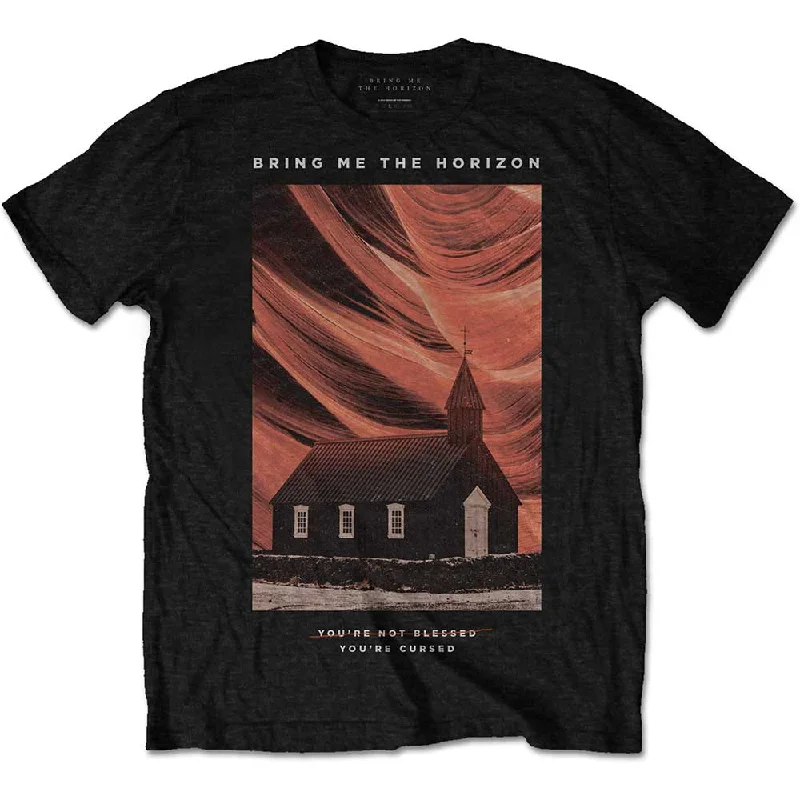 Bring Me The Horizon | Official Band T-Shirt | You're Cursed Thin T-Shirt Open Front Quick Dry