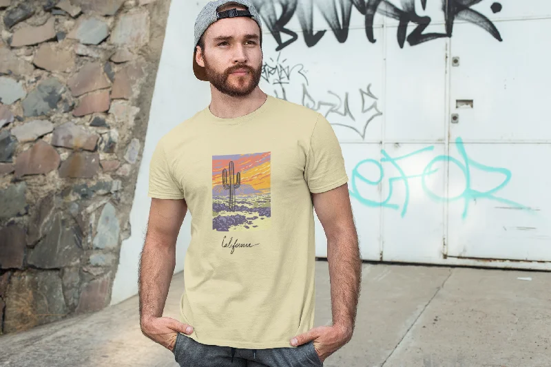 California Desert Landscape - 2 T-Shirt | Unisex Jersey Short Sleeve Tee Oversized T-Shirt Spandex breathable California Desert Landscape - 2 T-Shirt | Unisex Jersey Short Sleeve Tee Oversized T-Shirt Spandex breathable