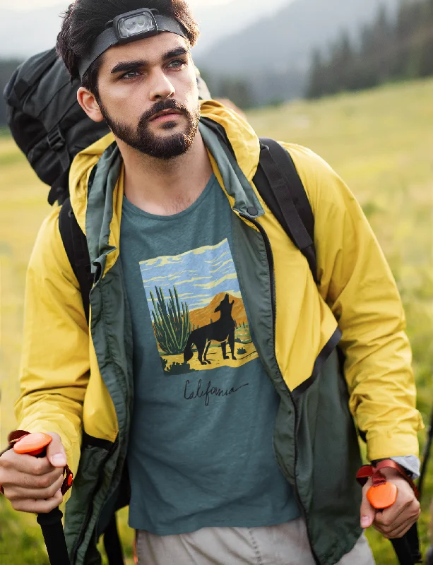 California Desert Landscape -1 T-Shirt - Unisex Jersey Short Sleeve Tee Ribbed T-Shirt High Neck Heavyweight California Desert Landscape -1 T-Shirt - Unisex Jersey Short Sleeve Tee Ribbed T-Shirt High Neck Heavyweight