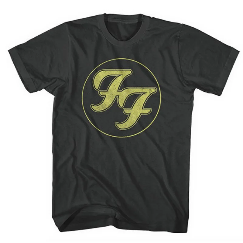 Foo Fighters | Official Band T-Shirt | Distressed FF Logo Elegant Classic Vintage
