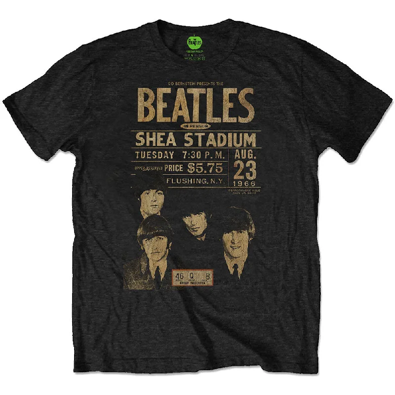 The Beatles Unisex Eco-T-Shirt: Shea '66 Thin T-Shirt Open Front Quick Dry